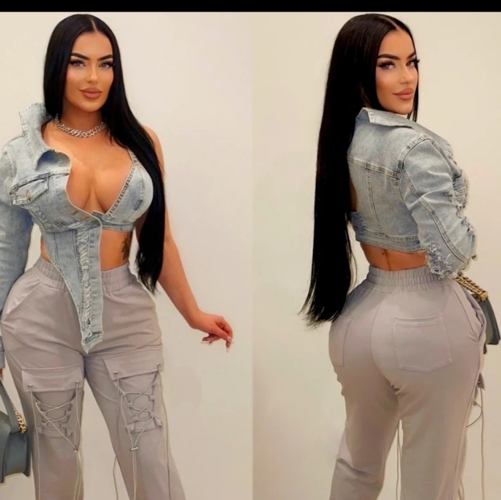 Denim top